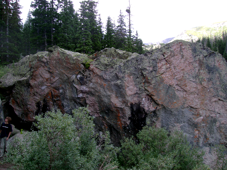 Pink Fink Boulder
