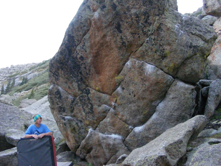 Chalk on Rock
