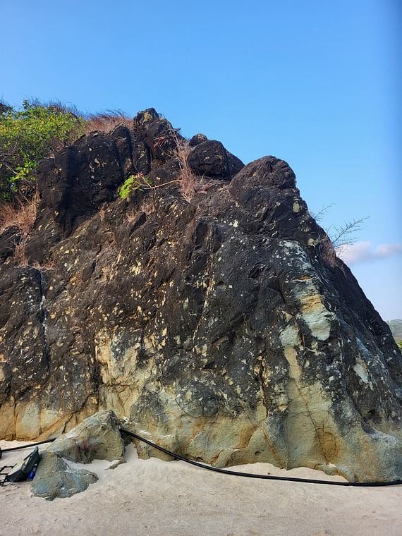 Beach boulder