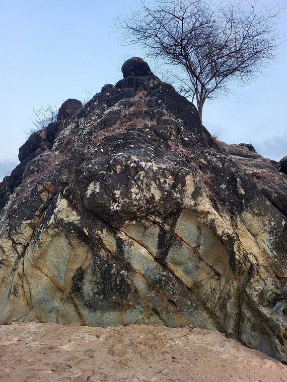 Beach boulder